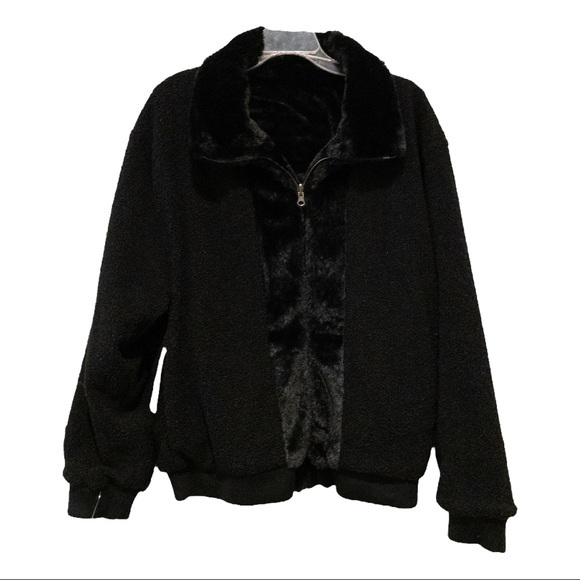 NEW SPLENDID Dakota Reversible Faux Fur Coat - Medium - Picture 2 of 7